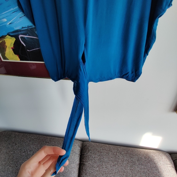 happening in the present deep turquoise blouse - Picture 4 of 6